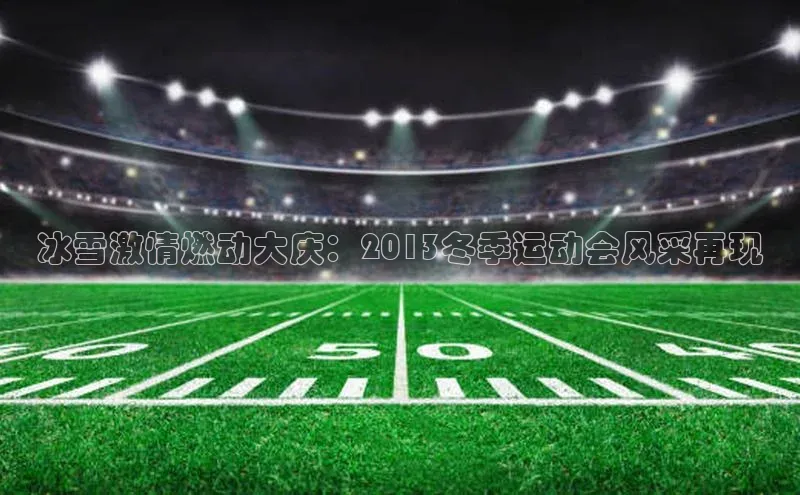 冰雪激情燃动大庆：2013冬季运动会风采再现